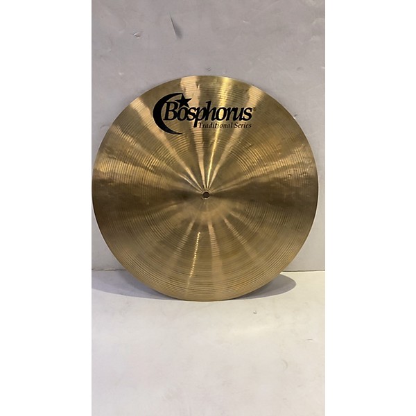 Used Bosphorus Cymbals 17in TRADITIONAL MEADIUM THIN CRASH Cymbal