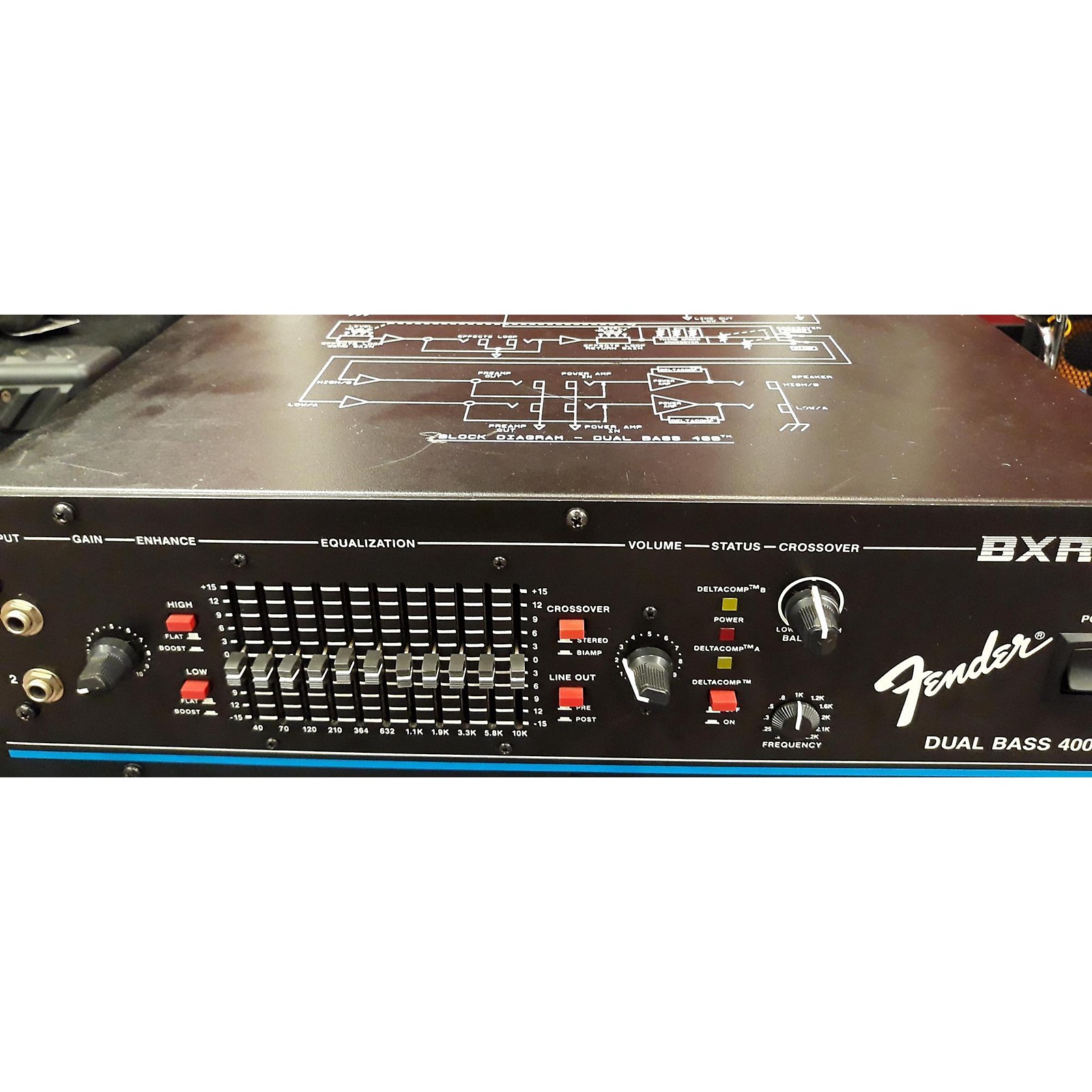 fender bxr 400 dual bass amp