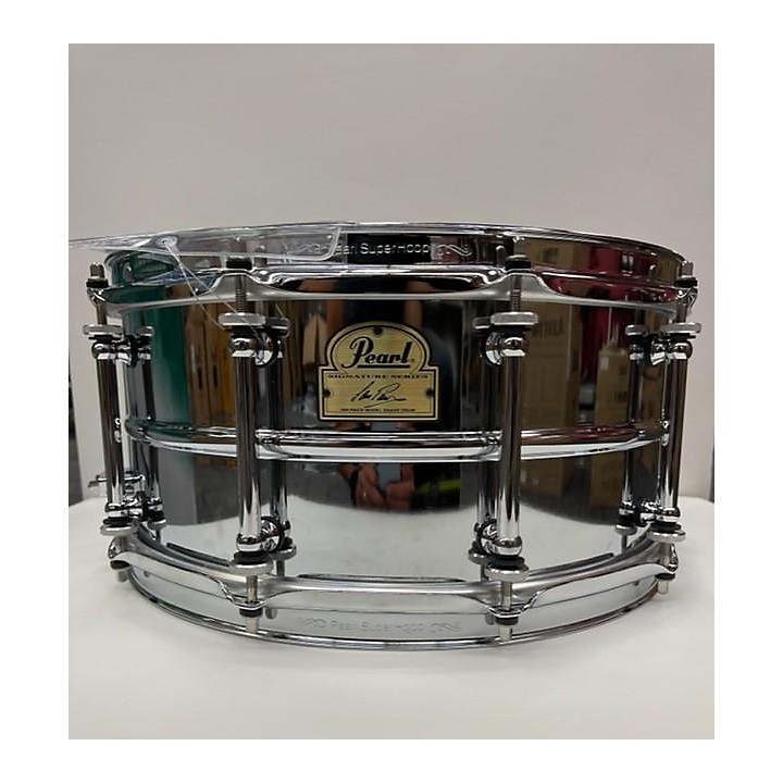Used Pearl 14X6.5 Ian Paice Signature Snare Drum Chrome 213