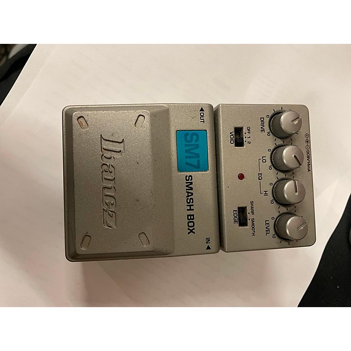 ibanez sm7 smash box distortion pedal