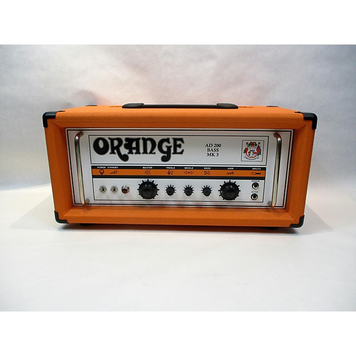 used orange bass head