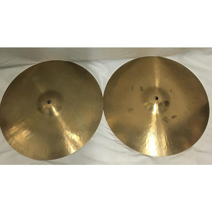 Used Paiste 14in Formula 602 Classic Sounds Medium Hi Hat Pair Cymbal