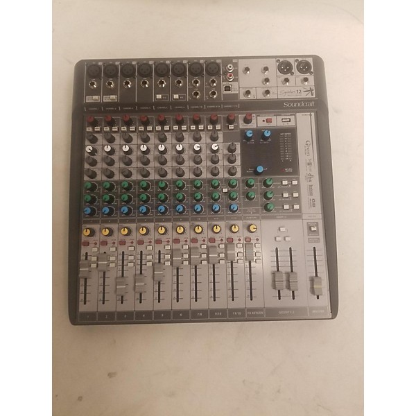 Used Soundcraft SIGNATURE 12 MULTITRACK Unpowered Mixer Guitar Center