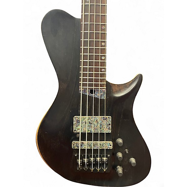 Used Warrior Isabella Five String Bass Matte Black Electric Bass Guitar