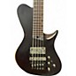 Used Warrior Isabella Five String Bass Matte Black Electric Bass Guitar