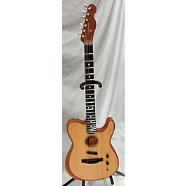 Used Fender Used Fender American Acoustasonic Telecaster Natural Acoustic Electric Guitar