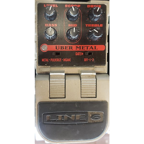 Used Line 6 Tonecore Uber Metal Heavy Distortion Effect Pedal