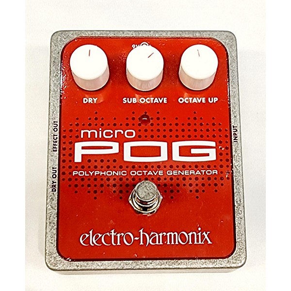 Used Electro-Harmonix Micro Pog Polyphonic Octave Generator Effect Pedal