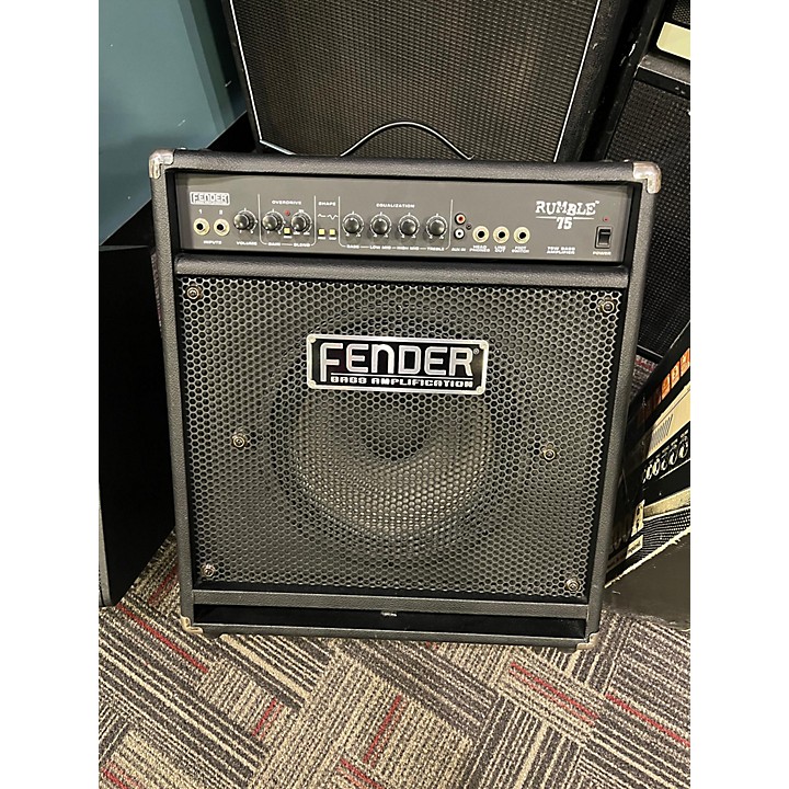 fender rumble 75 bass amp for sale