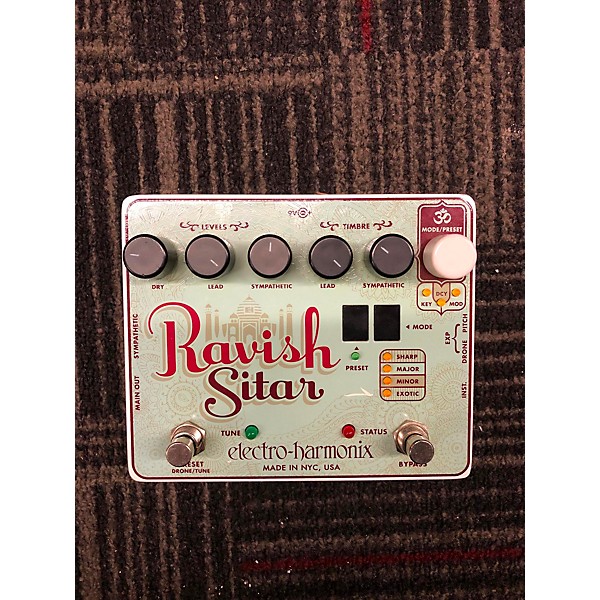 Used Electro-Harmonix Ravish Sitar Effect Pedal