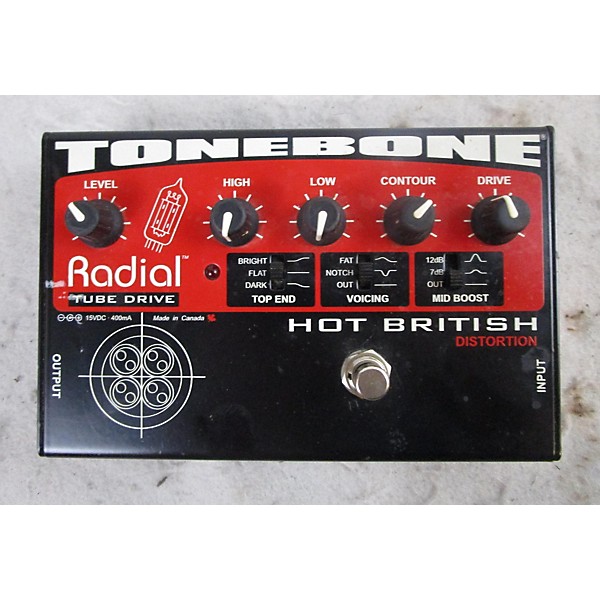 Used Radial Engineering TONEBONE HOT BRITISH DISTORTION Effect Pedal