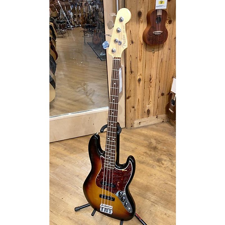 Used Fender American Standard Jazz Bass 3 Color Sunburst