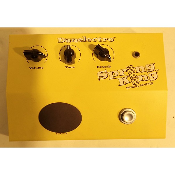 Used Danelectro Spring King Spring Reverb Effect Pedal