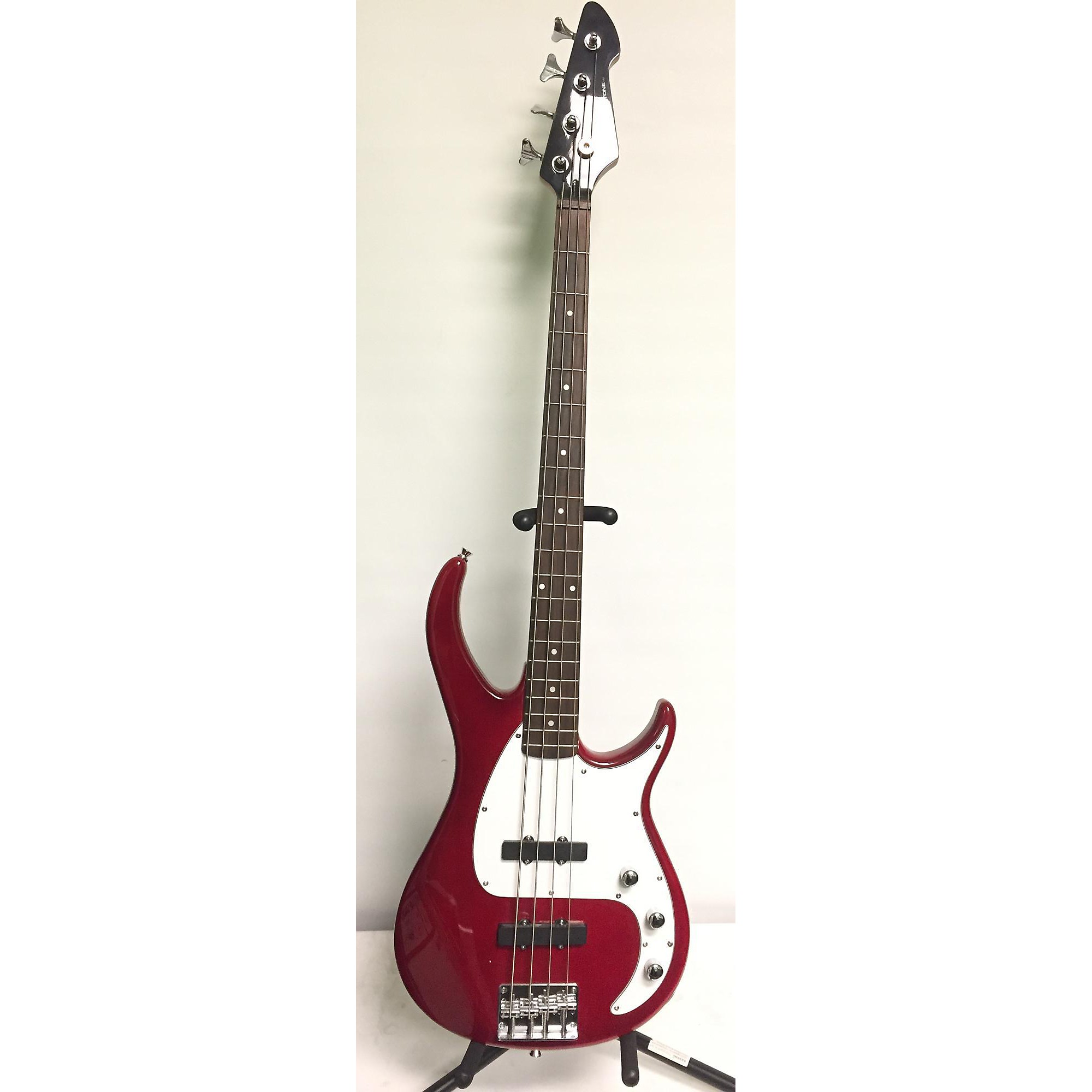Used Peavey Milestone Electric Bass Guitar Candy Apple Red 