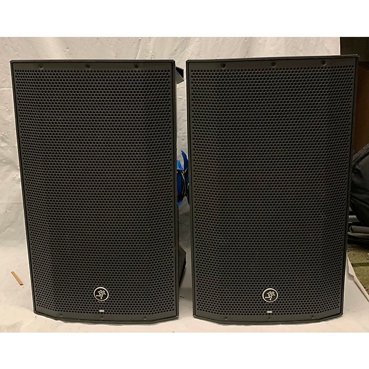 used mackie powered speakers