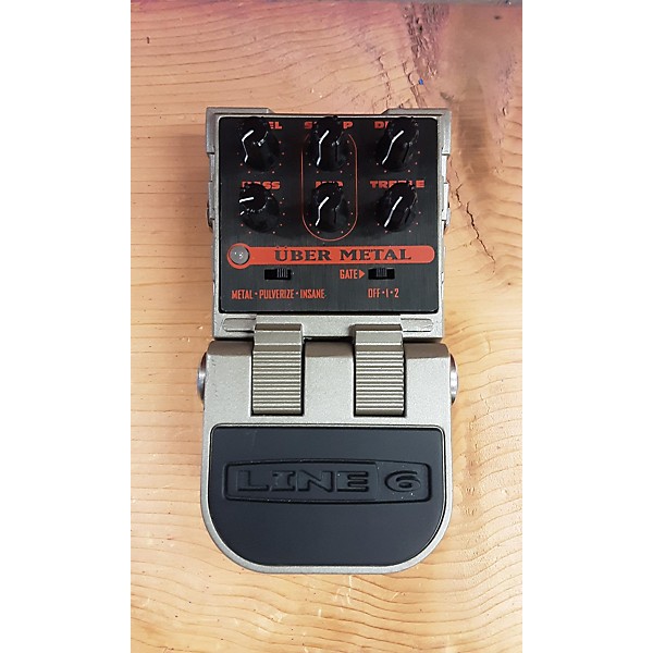 Used Line 6 Tonecore Uber Metal Heavy Distortion Effect Pedal