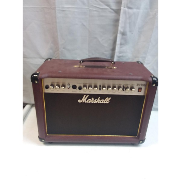 Used Marshall AS50D 50W 2X8 Acoustic Guitar Combo Amp