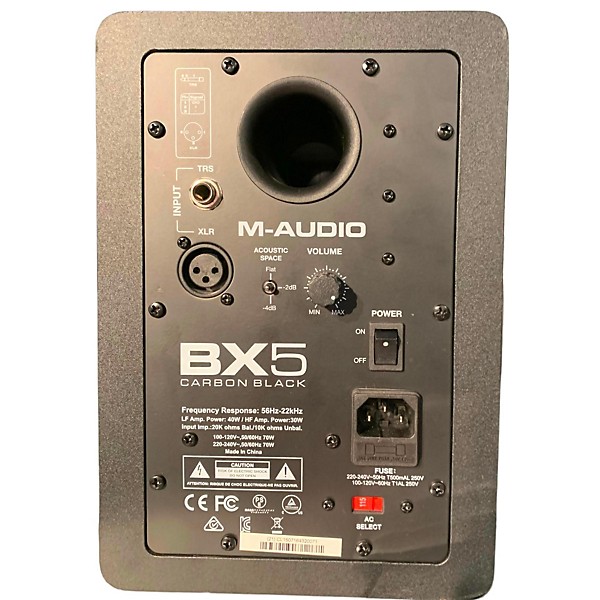 Used M-Audio BX5 GRAPHITE Powered Monitor