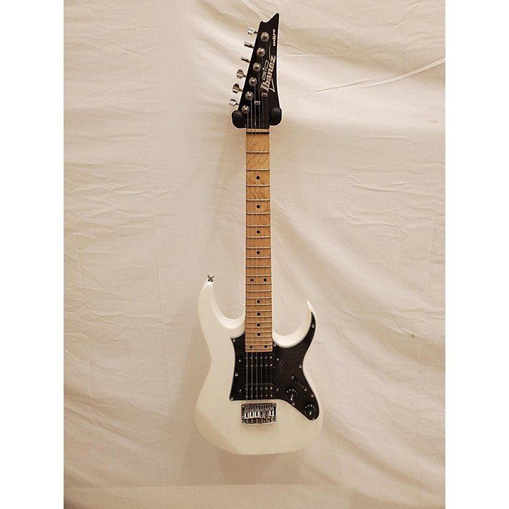 Used Ibanez GDTM21 Mikro Solid Body Electric Guitar White Guitar Center