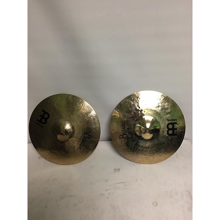 Used MEINL 14in Byzance Medium HiHat Pair Cymbal Guitar Center