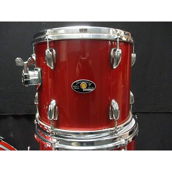 Vintage Vintage 1970s Slingerland 4 piece 70'S 4 PIECE KIT Red Drum Kit