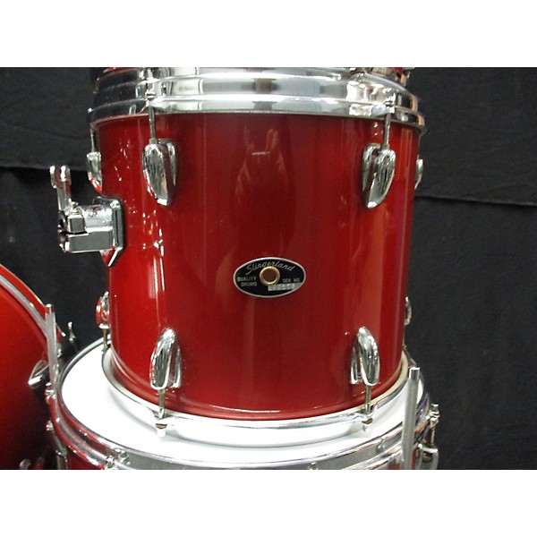 Vintage Vintage 1970s Slingerland 4 piece 70'S 4 PIECE KIT Red Drum Kit