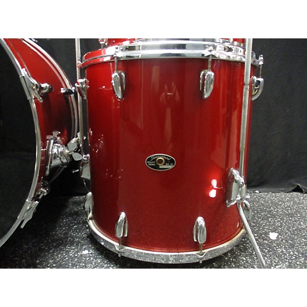 Vintage Vintage 1970s Slingerland 4 piece 70'S 4 PIECE KIT Red Drum Kit