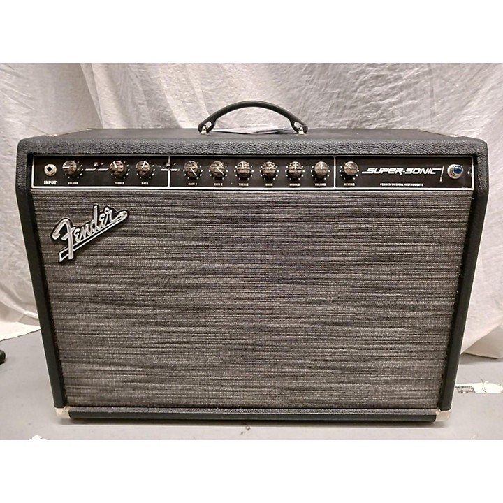 Used Fender Super Sonic 60 60W Tube Guitar Amp Head Guitar Center