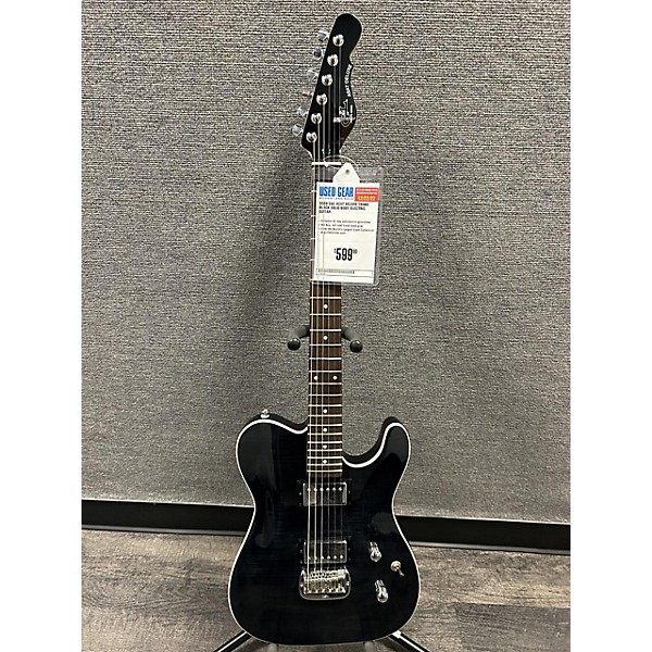 Used G&L ASAT Deluxe Solid Body Electric Guitar Trans Black Guitar Center