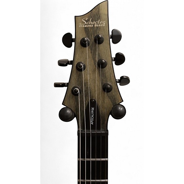 Used Schecter Guitar Research C1 Apocalypse Trans Charcoal Solid Body Electric Guitar