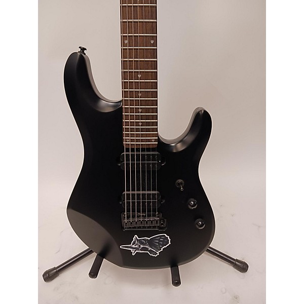 Used Sterling by Music Man Used Sterling By Music Man John Petrucci JP157 7 String Black Solid Body Electric Guitar