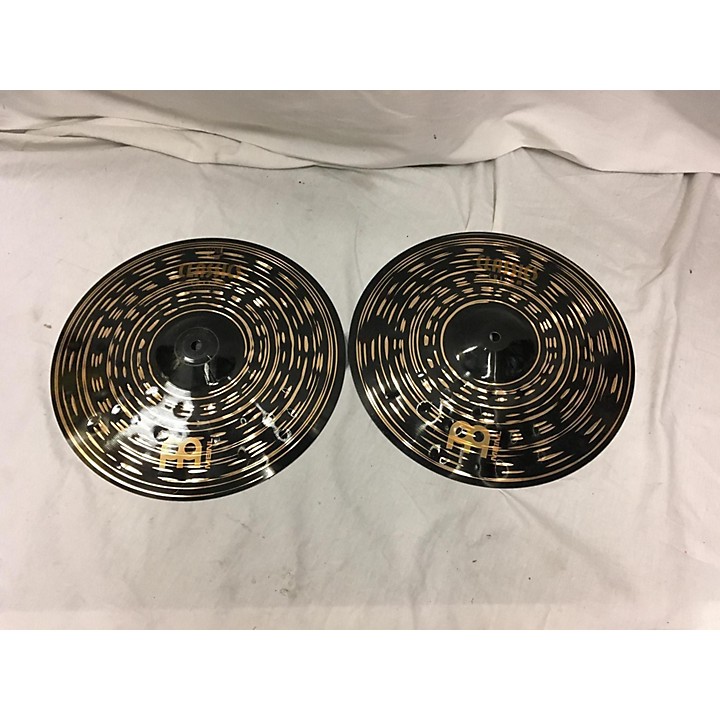 Used MEINL 14in Classic Custom Dark Hi Hat Pair Cymbal Guitar Center