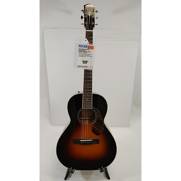 Used Fender Paramount PS-220E Parlor Acoustic-Electric Acoustic Electric Guitar