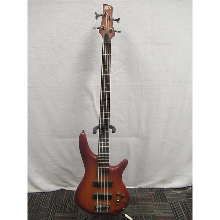 Used Ibanez SR500 Electric Bass Guitar Cherry Sunburst Guitar Center