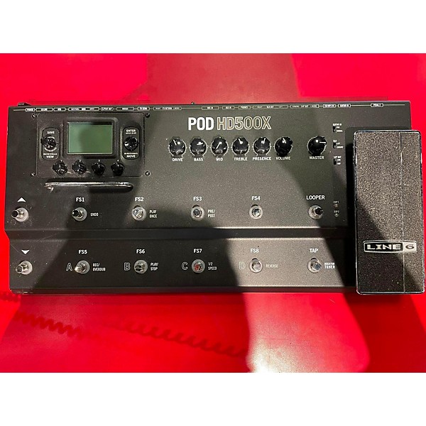 Used Line 6 Pod HD500X Amp Modeler Effect Processor