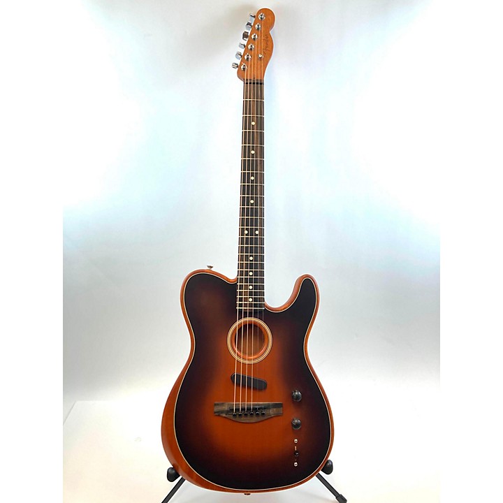 Used Fender American Acoustasonic Telecaster Acoustic Electric Guitar