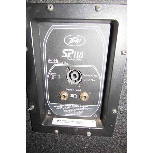 Used Peavey SP118 Unpowered Subwoofer Guitar Center