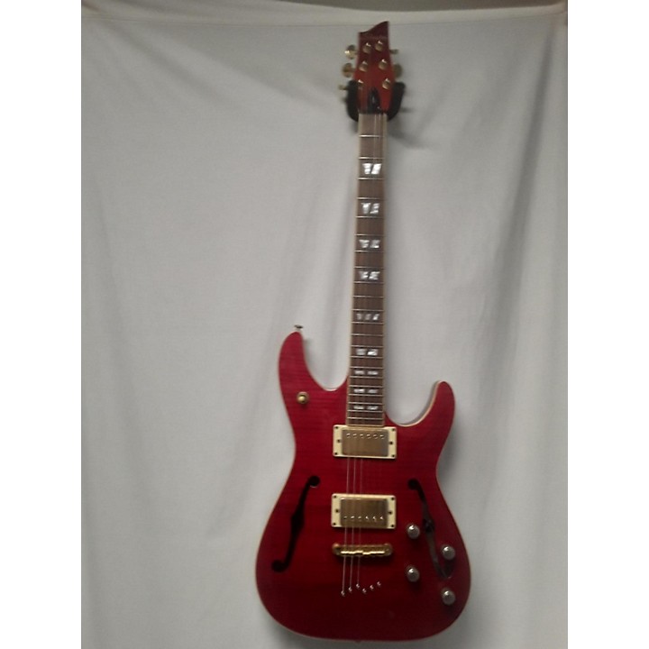 Used Schecter Guitar Research C/sH 1 Hollow Body Electric Guitar