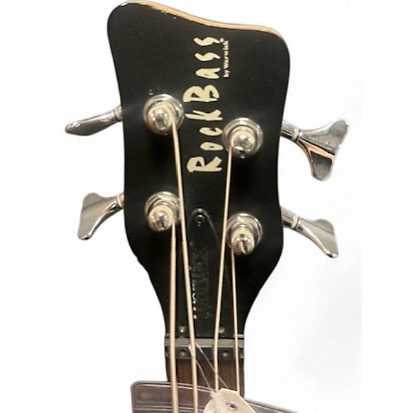 Used RockBass by Warwick corvette Trans Black Electric Bass Guitar