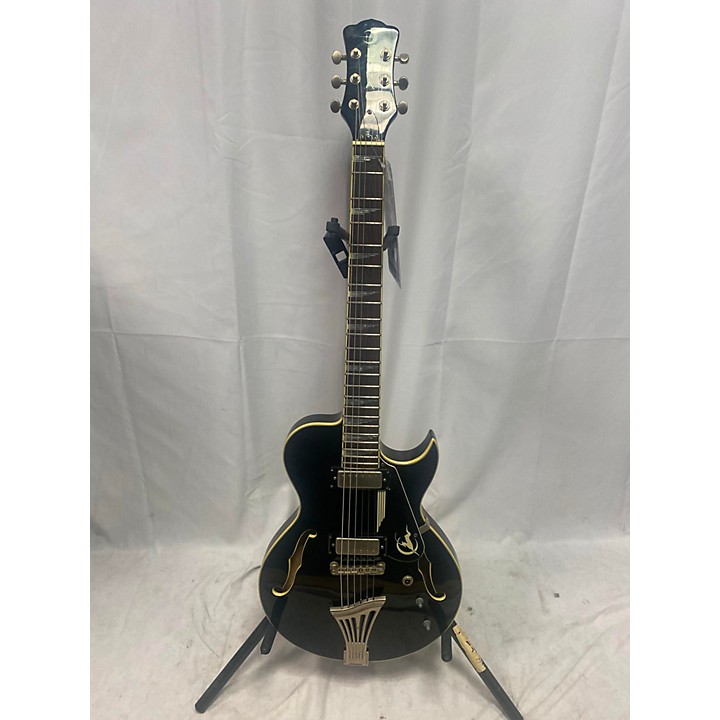 Used Luna Athena Gazelle Hollow Body Electric Guitar Black Guitar Center