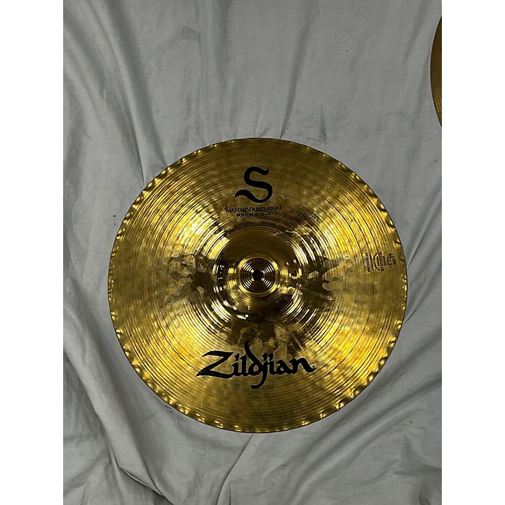 Used Zildjian 14in S Family Mastersound HiHats Bottom Cymbal Guitar