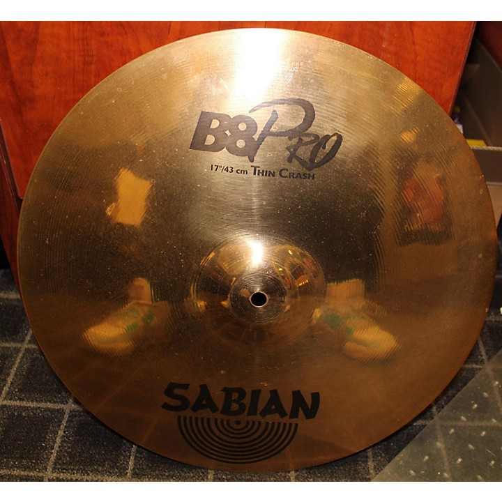 Used SABIAN 17in B8 PRO THIN CRASH Cymbal Guitar Center