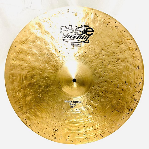 Used Paiste 20in Twenty Masters Collection Dark Crisp Ride Cymbal