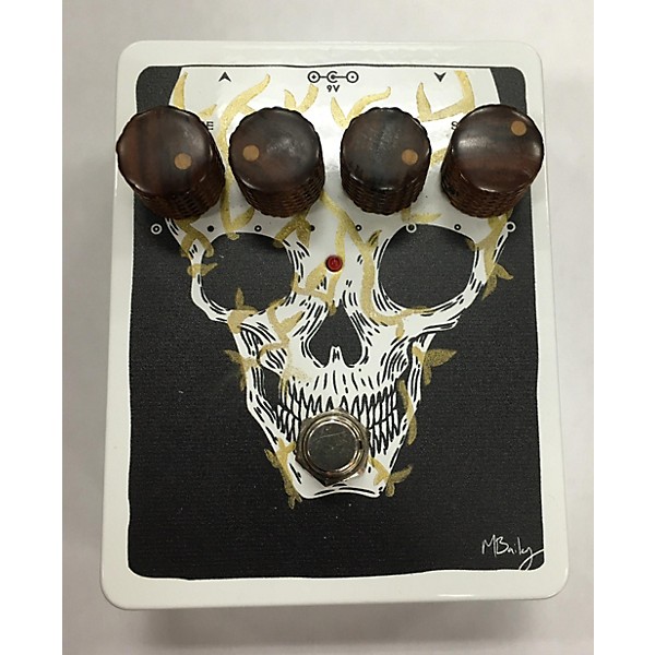 Used Used GOLD DUST PEDAL CO WOOD FACE FUZZ Effect Pedal
