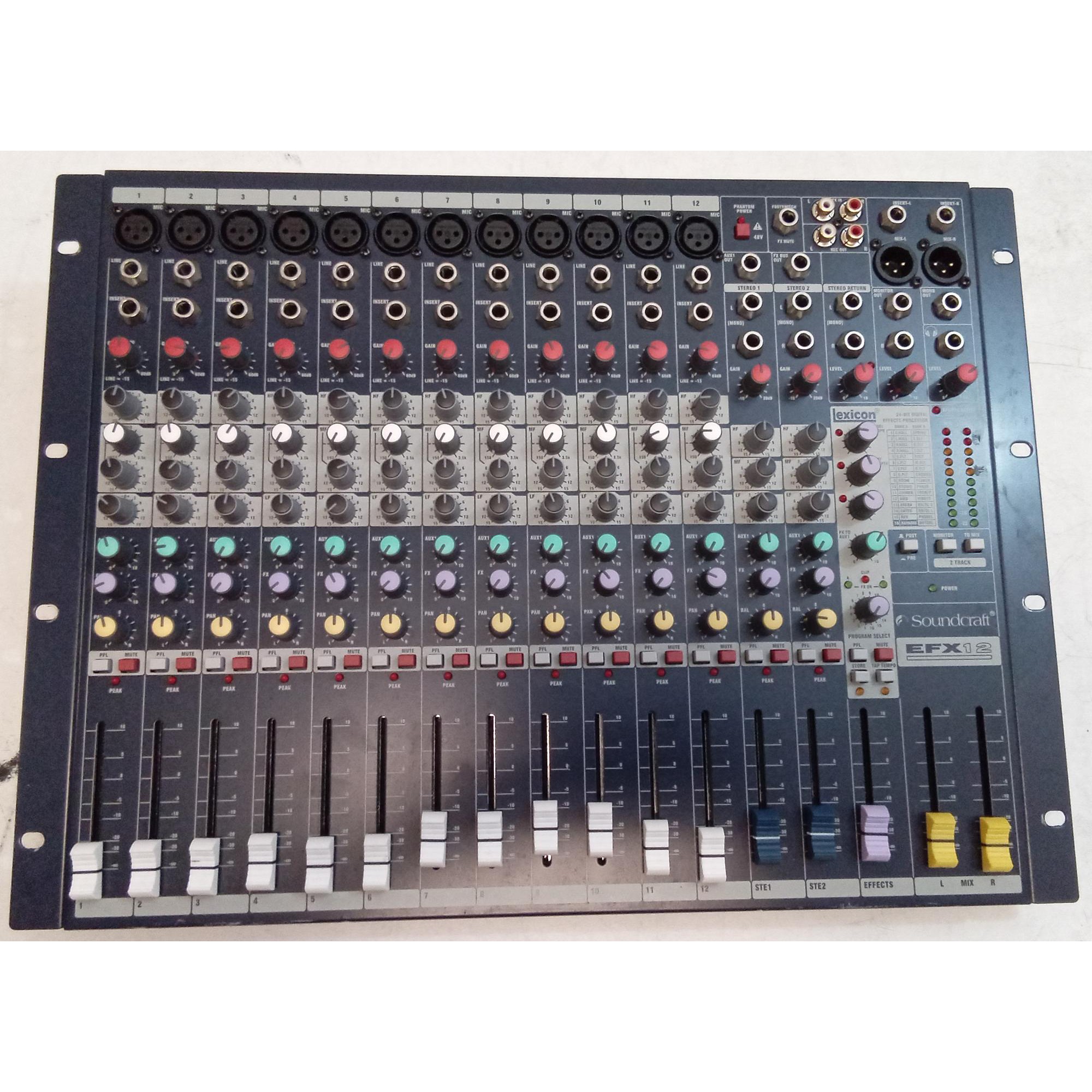 Used Soundcraft EFX12 Unpowered Mixer | Guitar Center