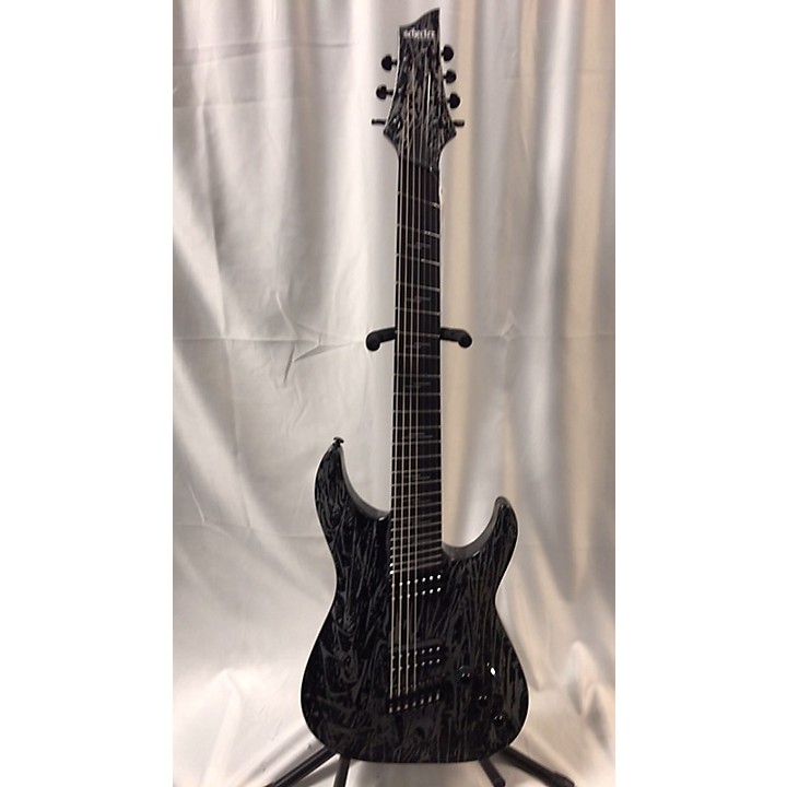 Used Schecter Guitar Research C7 SILVER MOUNTAIN Solid Body Electric