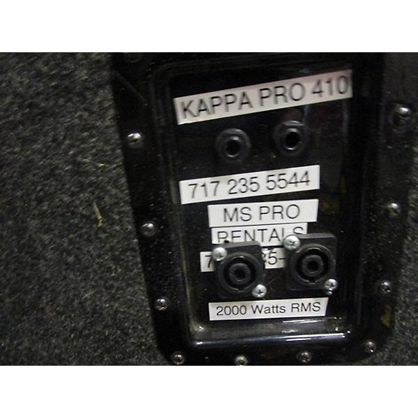 Used Eminence Kappa Pro 10a 4x10 Bass Cabinet