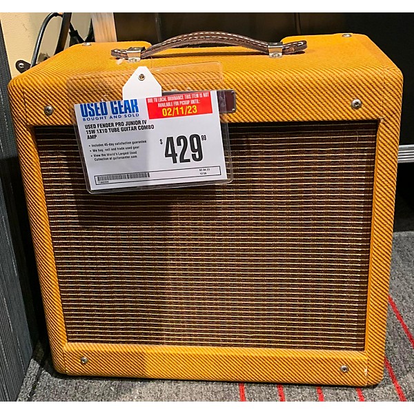 Used Fender Pro Junior IV 15W 1x10 Tube Guitar Combo Amp | Guitar Center