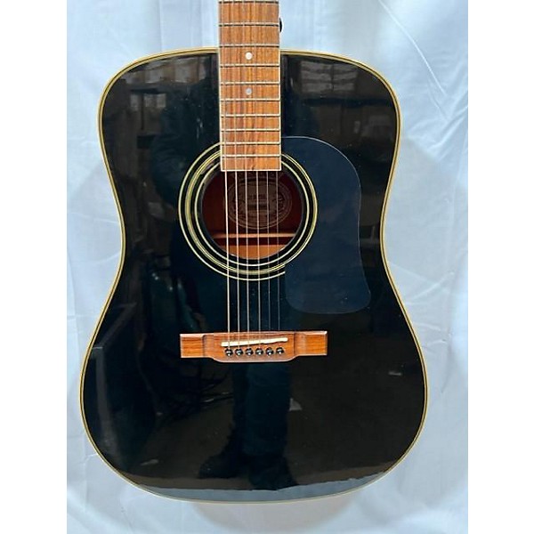 Used Washburn D10BK Acoustic Electric Guitar