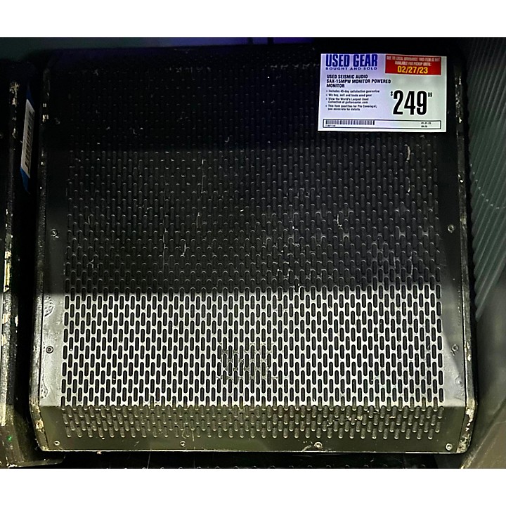 Used Seismic Audio SAX15MPW MONITOR Powered Monitor Guitar Center